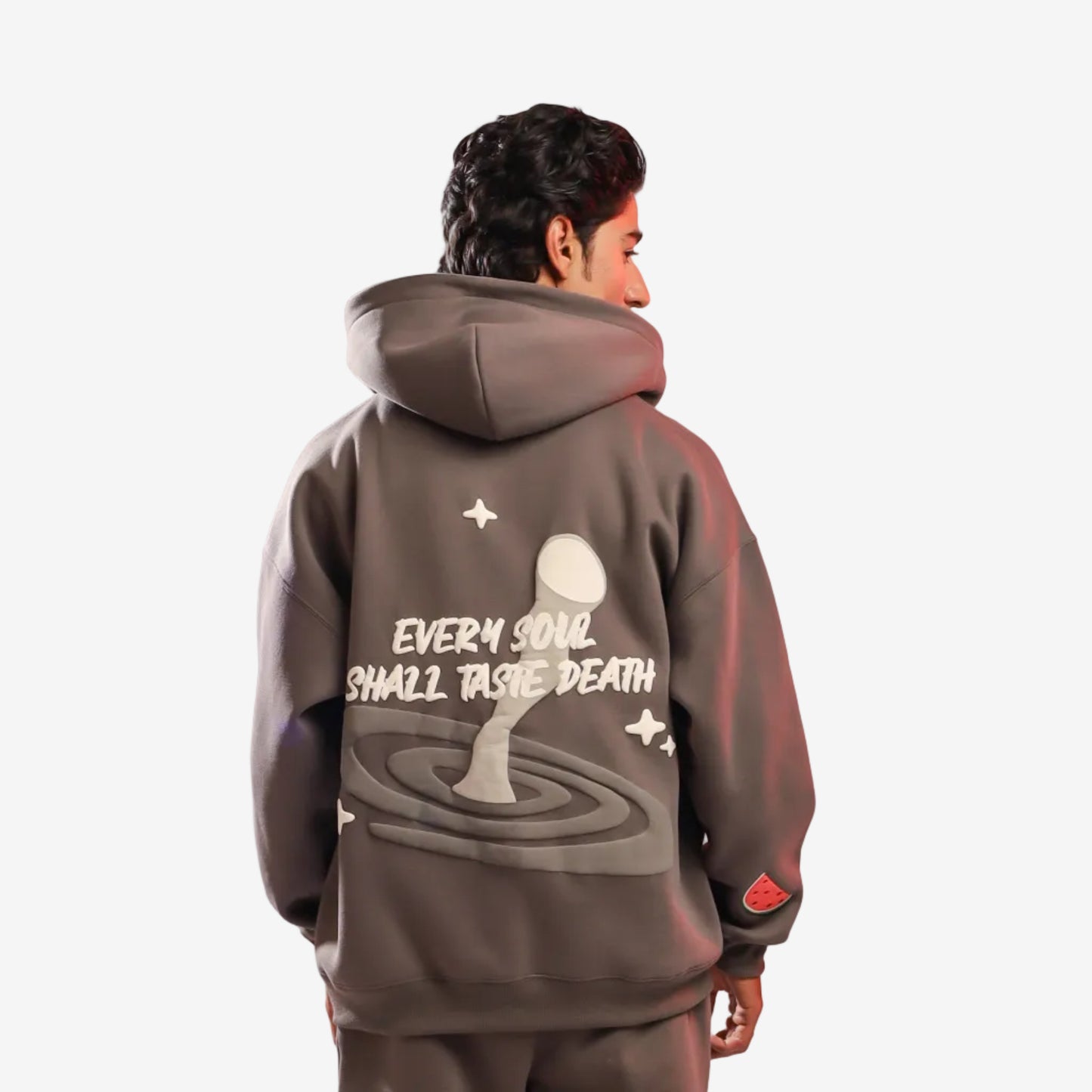 Dark Grey "The Inevitable" Zip-Up Hoodie