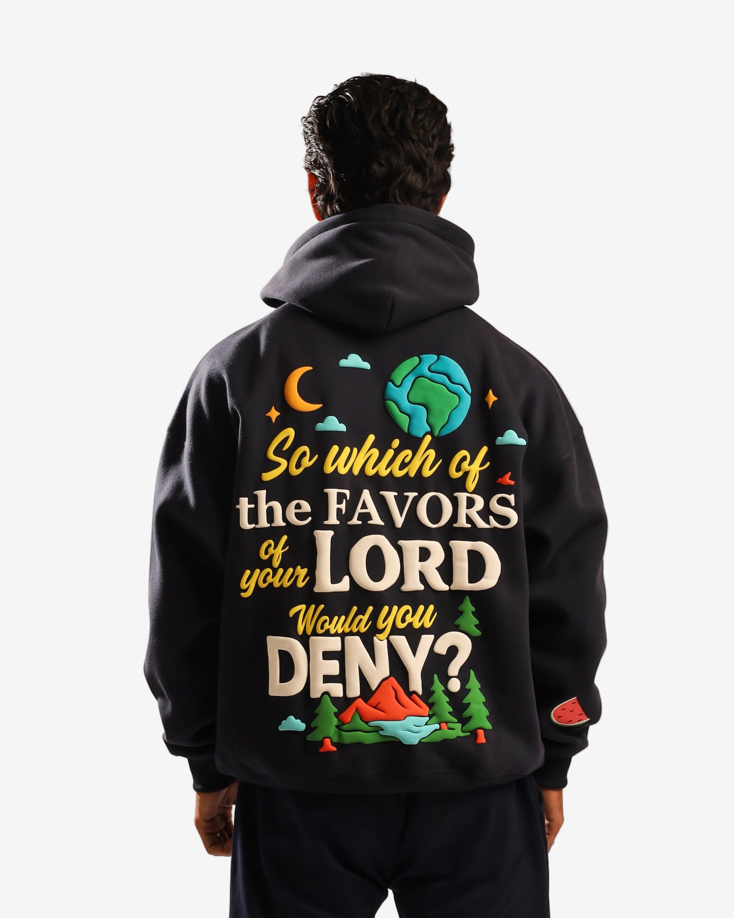 Navy "Rahmah" Hoodie