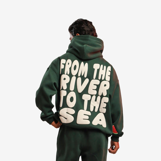 Dark Green "Falastin" Hoodie