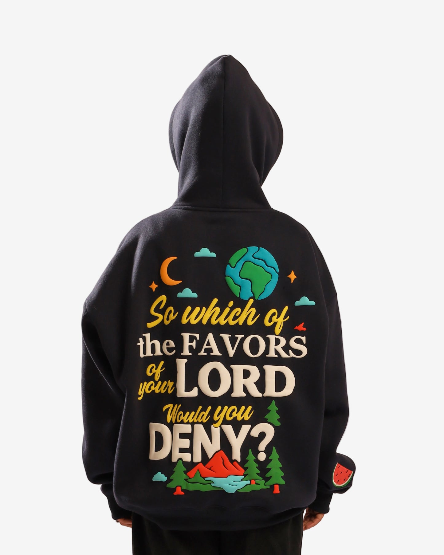 Navy "Rahmah" Hoodie