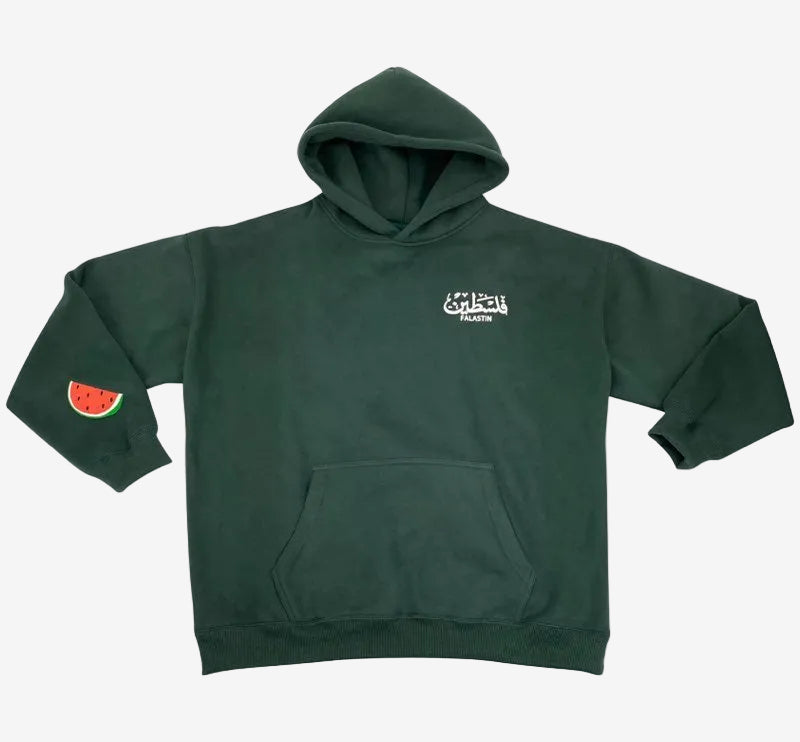 Dark Green "Falastin" Hoodie